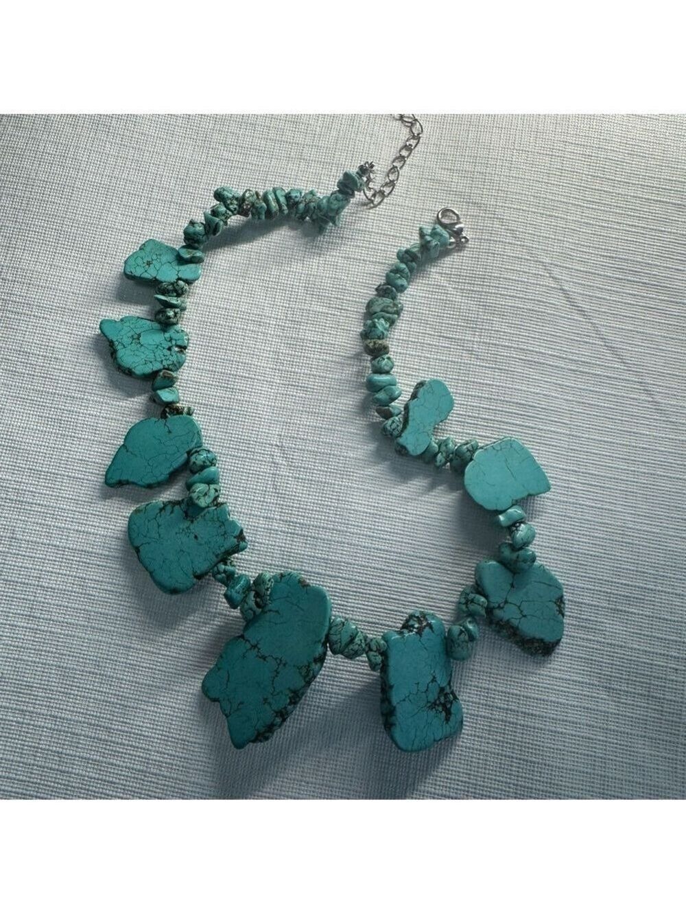Turquoise Statement Necklace - Picture 6 of 7